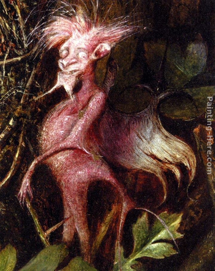 John Anster Fitzgerald Fairies In A Bird's Nest (detail 4)